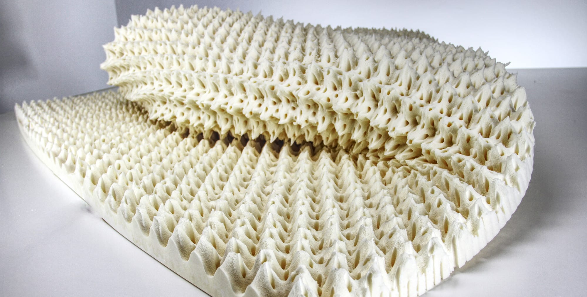 Convoluted-Natural-Talalay-Latex-Topper Natural Latex Mattress Topper