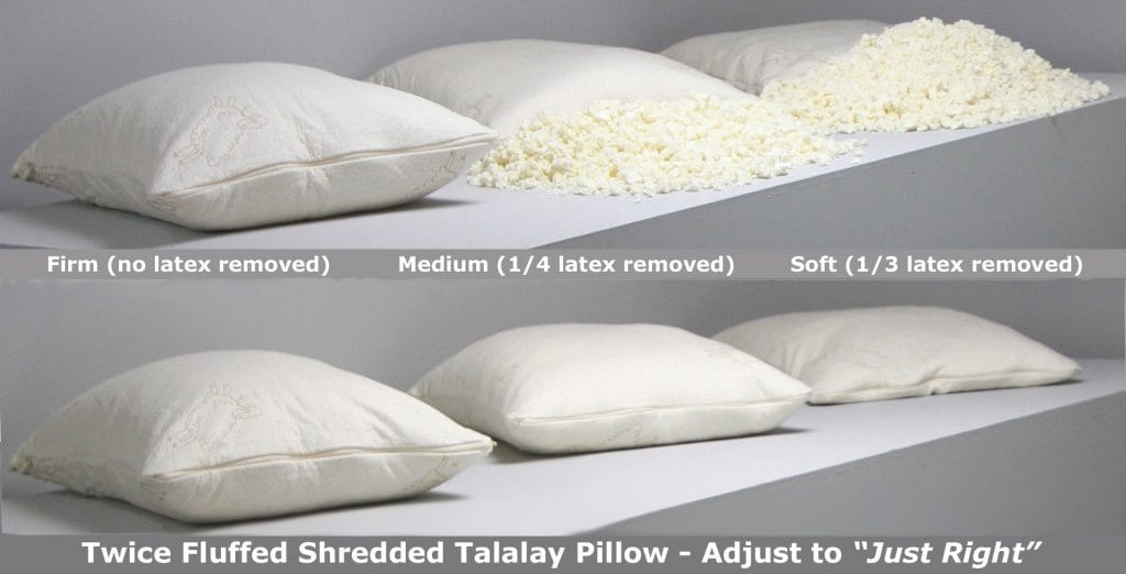 Adjustable Shredded Talalay Latex Pillow