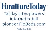 Furniture Today honors FloBeds as Internet Mattress Pioneer