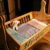 Natural Crib Mattress in Cradle