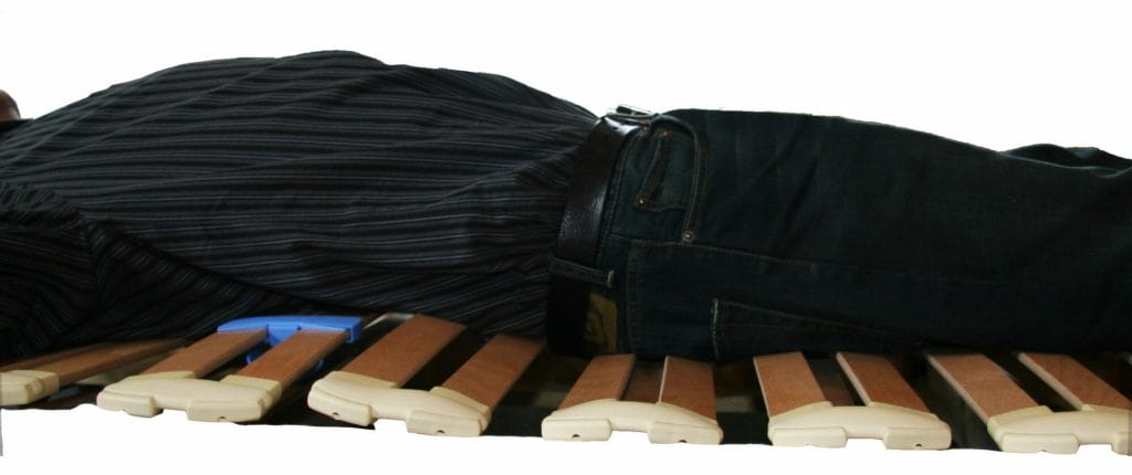 DeweyTheStick-maple Euro Slats contour to your body