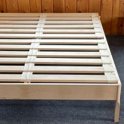Maple Platform Bed with Maple Slats