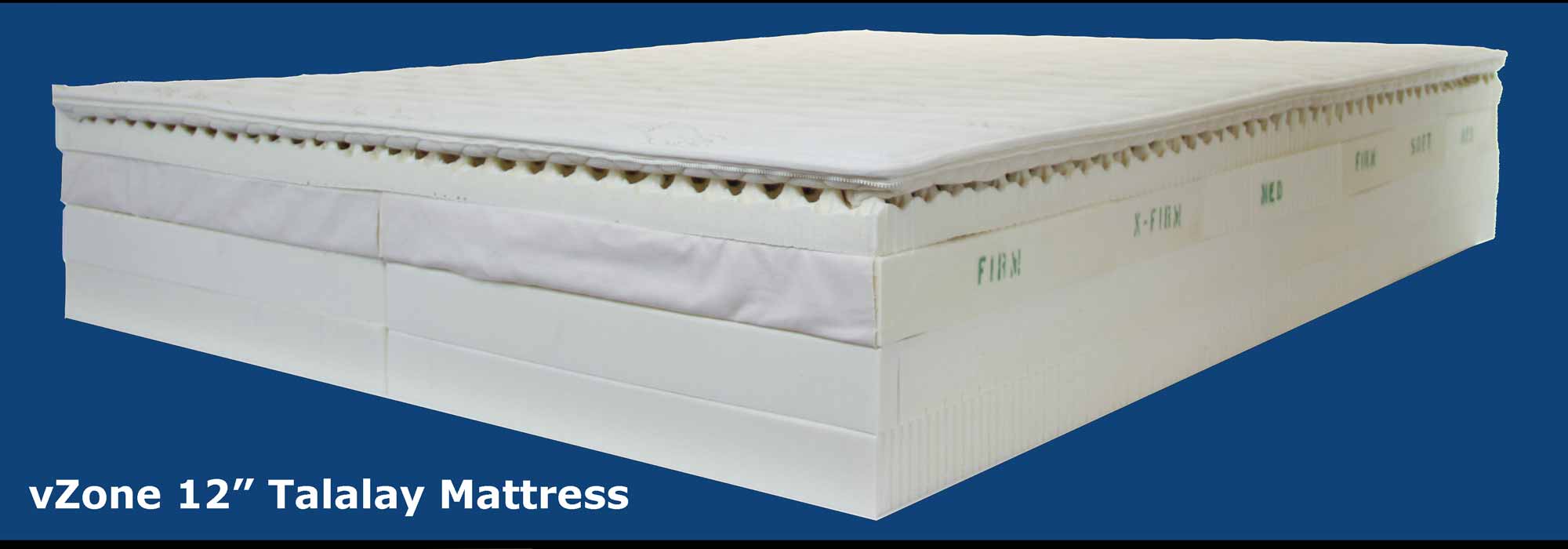 Talalay latex clearance mattress