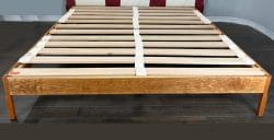 CHERRY-OAK-2 Hardwood Frame with Oak Slats